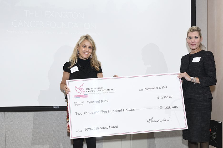 Members of the Lexington Cancer Foundation at a grant awards gathering